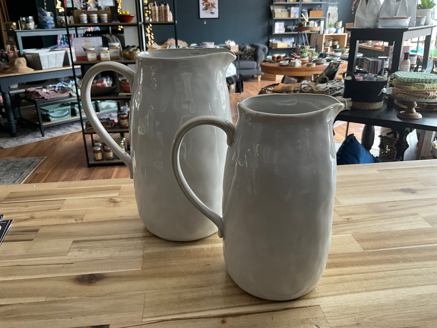 Stoneware Pitcher 96oz Livia