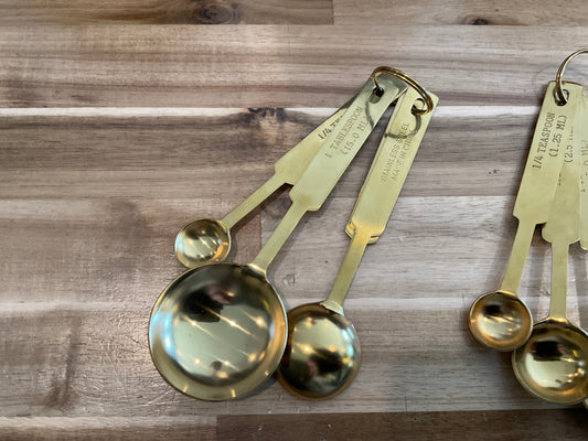 Brass Measuring Spoons