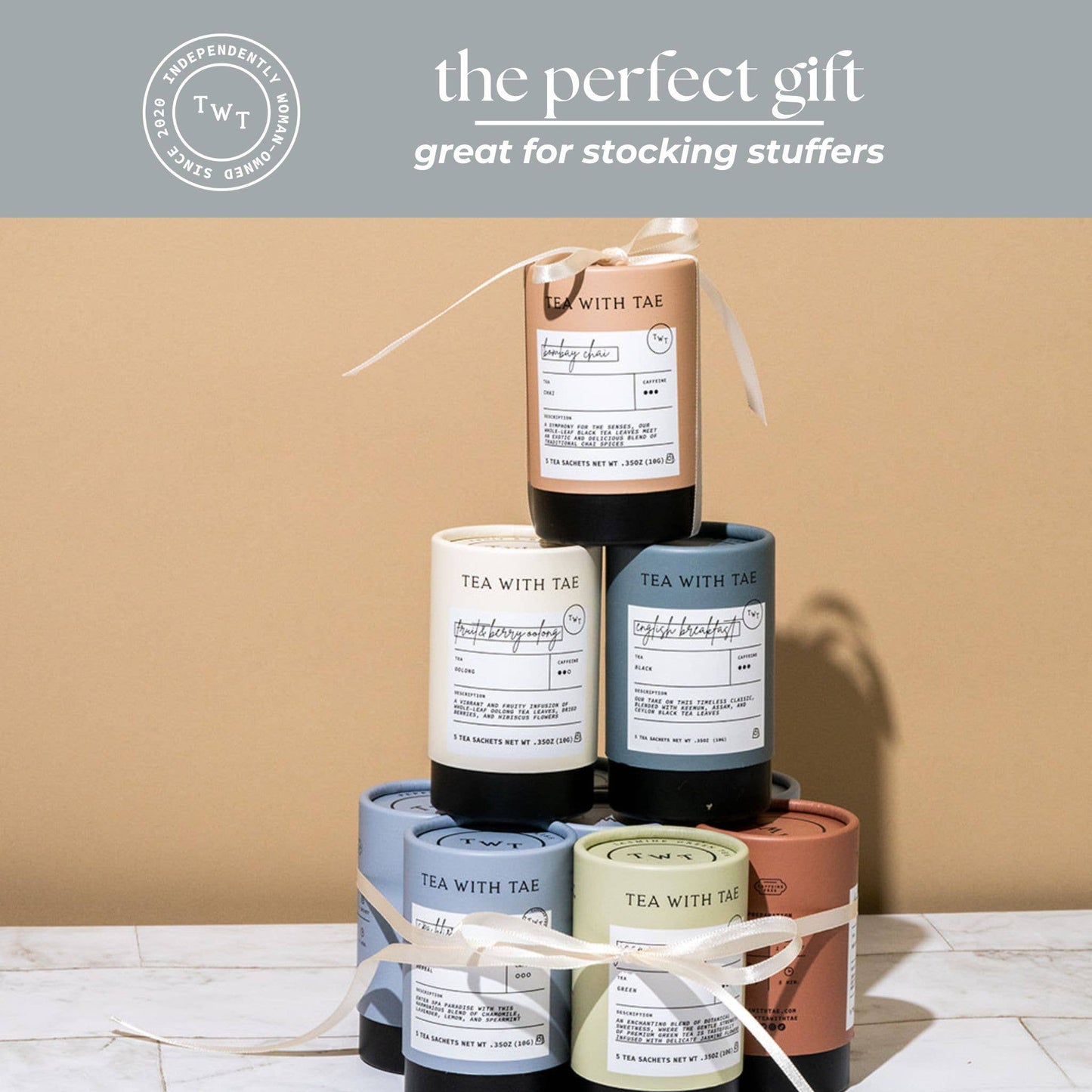 Tea Canister 5 Sachets