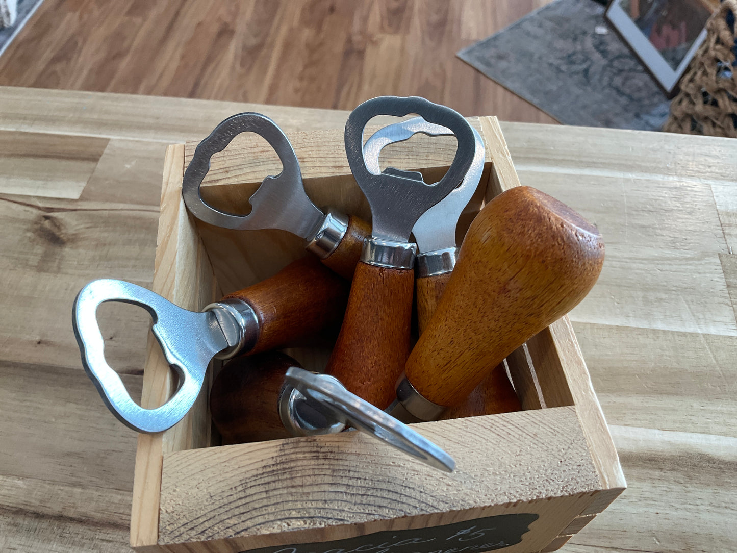 Acacia Wood Bottle Opener