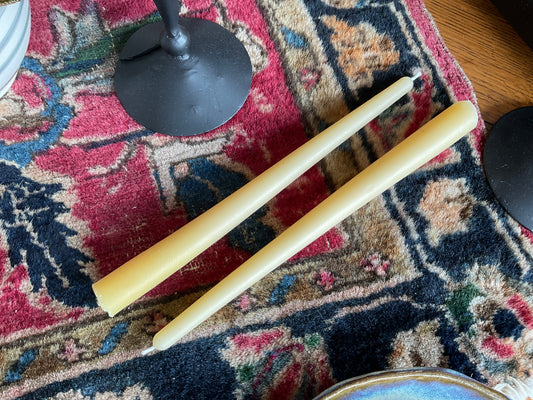 Single Beeswax Taper 6